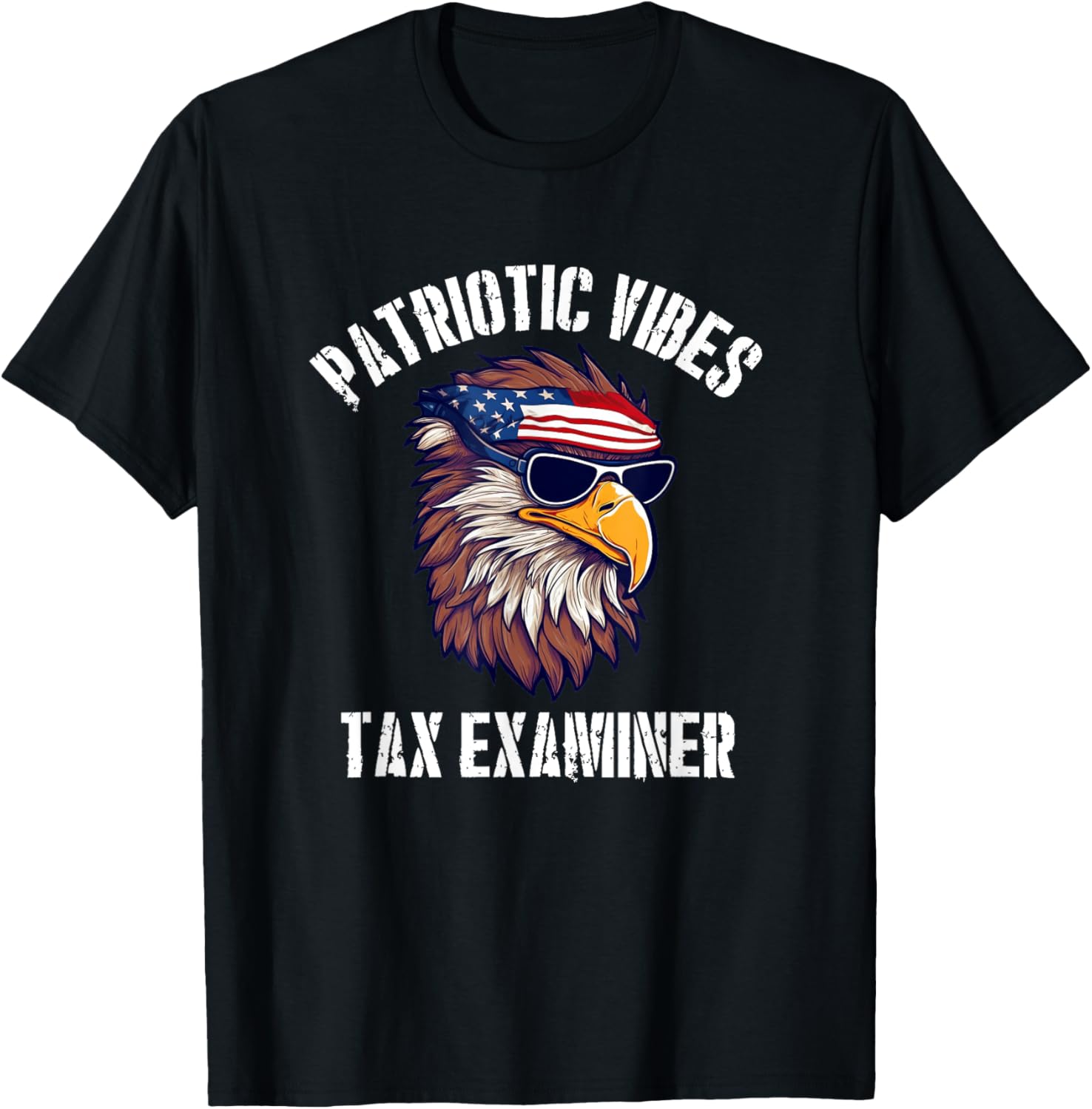 Tax Examiner Eagle July 4th American Flag USA