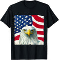 American Bald Eagle 4th of July USA Flag