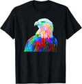 Colorful Bald Eagle Hawk American Murica