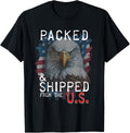 Patriotic design with a majestic eagle and American flag