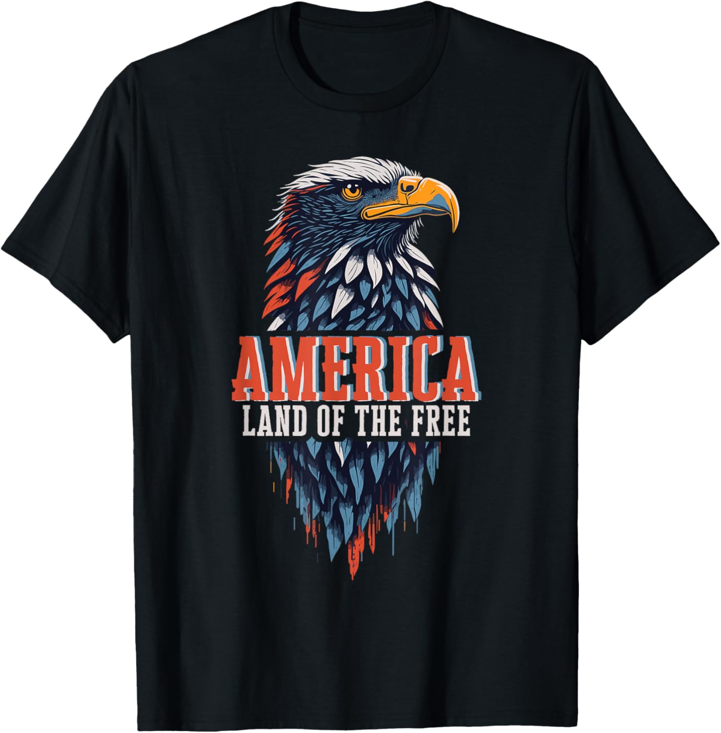 America Land of The Free Beautiful American Eagle Patriotic