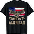 Proud To Be American USA Flag Eagle Patriot Freedom