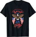 Brexit 1776 Cool American Eagle Flag 4th of July Merica T-Shirt for Women Kids Men