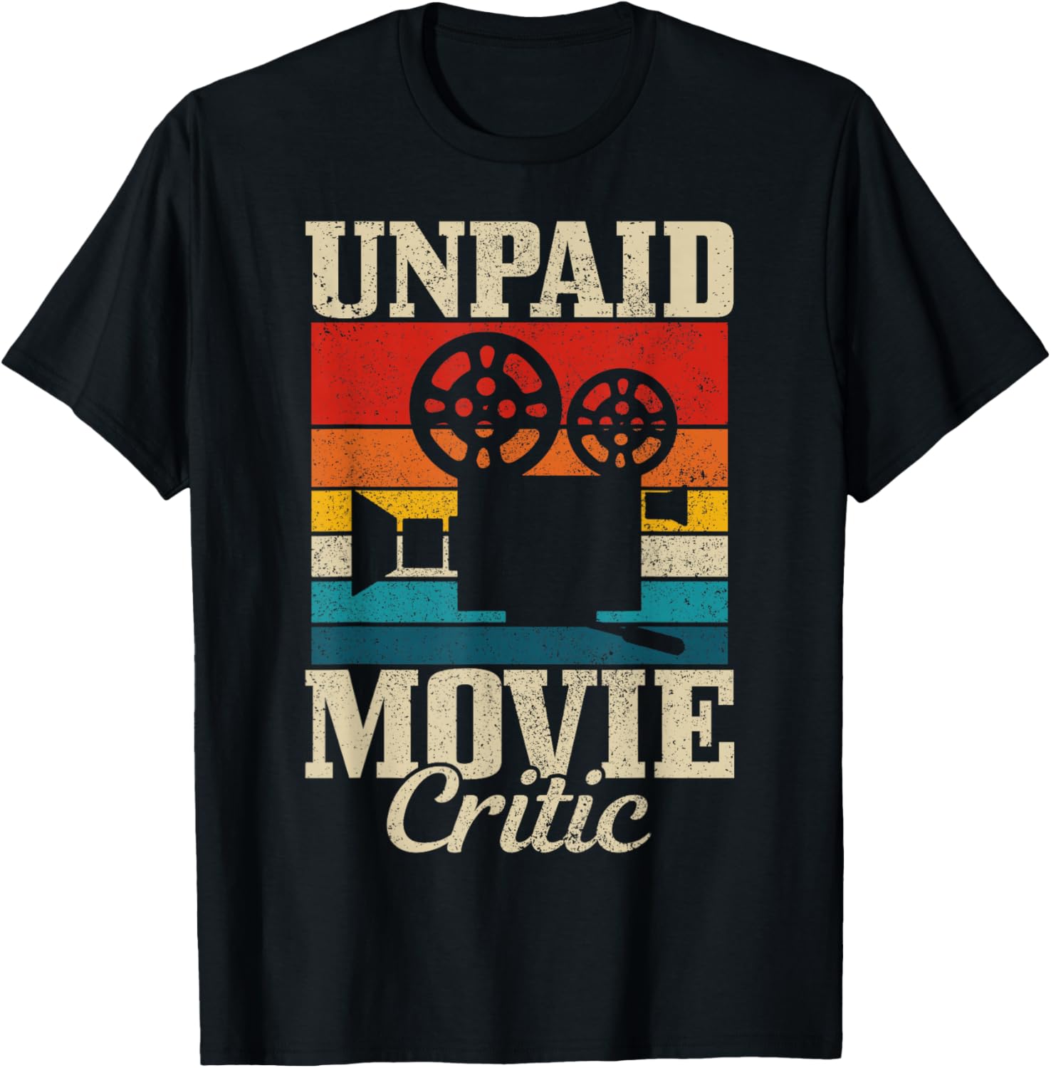 Unpaid Movie Critic Vintage Film Camera Filmmaker Funny Gift