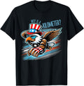 WTF Is A KiloMeter USA Flag 4th Of July Eagle T-Shirt for Women Men