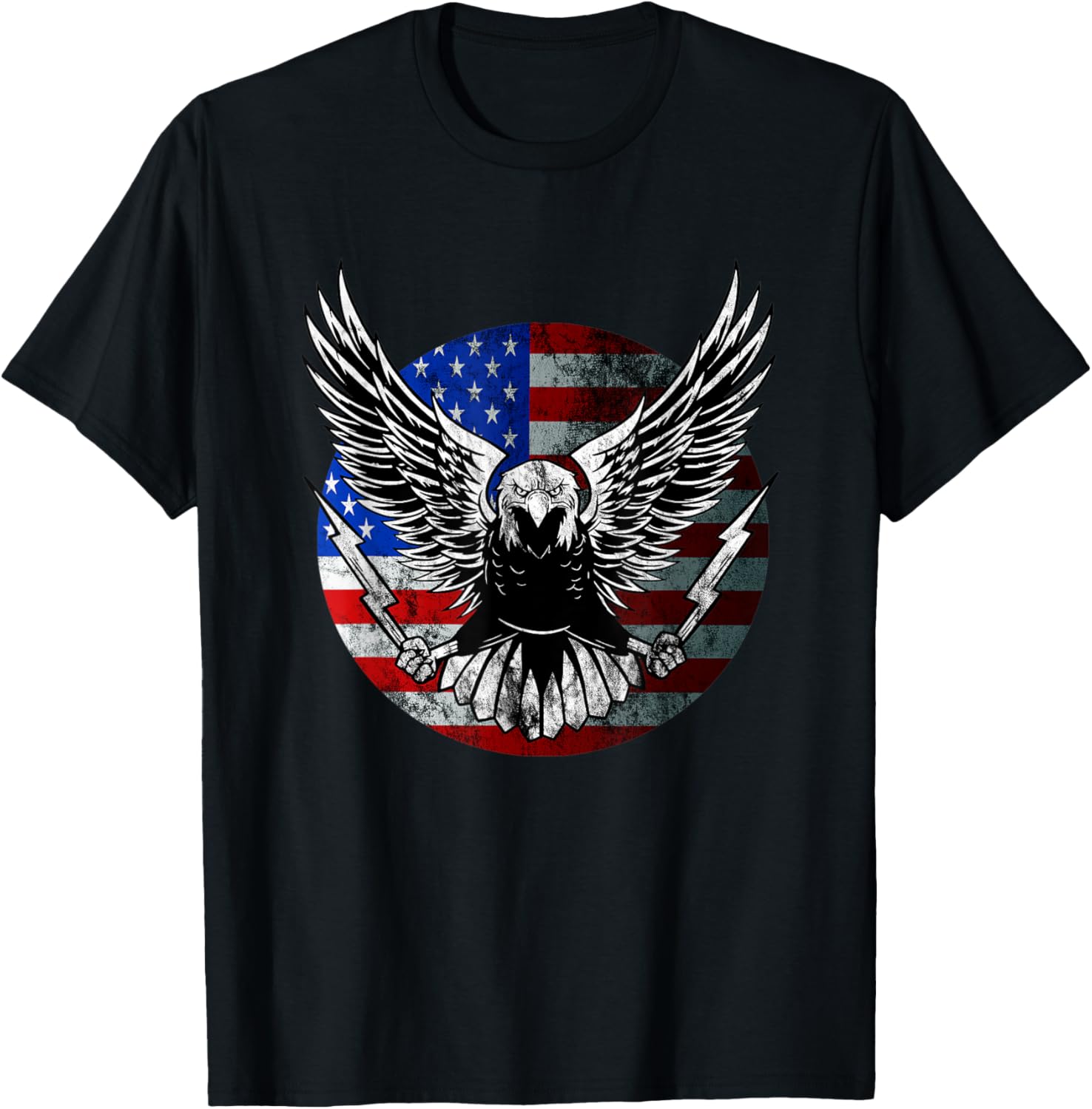 USA 4th of July Eagle Light Patriotic American Flag