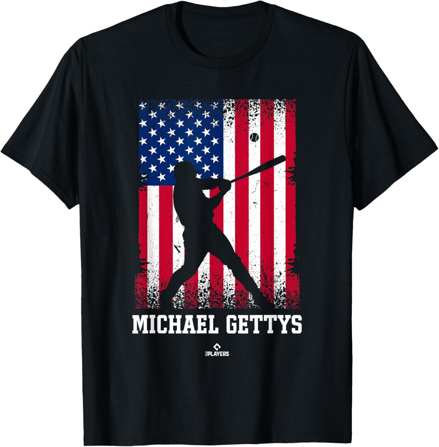 American Flag Swing Michael Gettys Prospect Baseball Fan