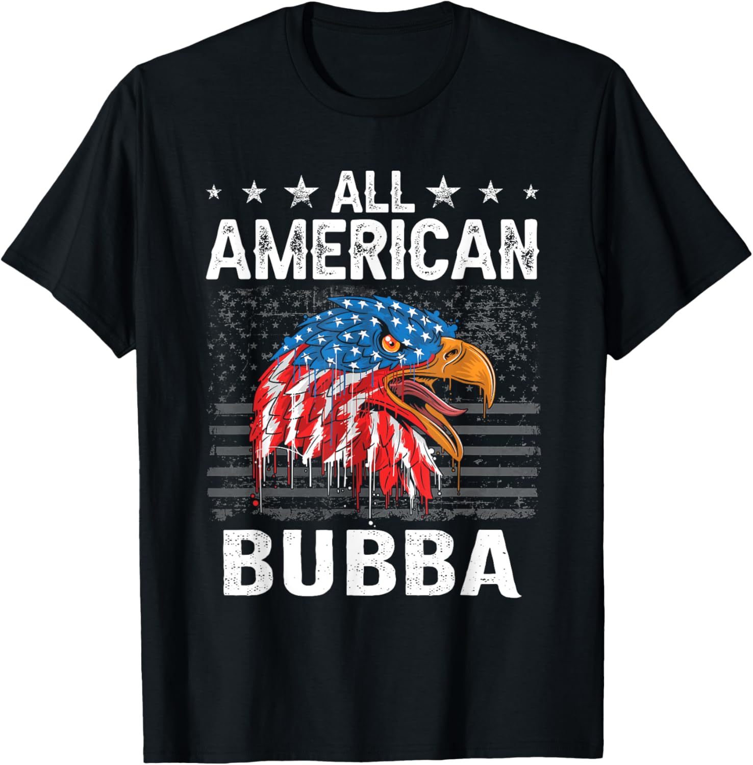 Funny All American Bubba Uncle Eagle 4th Of July T-Shirt for Women Men