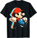 Super Mario Maker Rainbow Glitch Vintage Mario Run Poster
