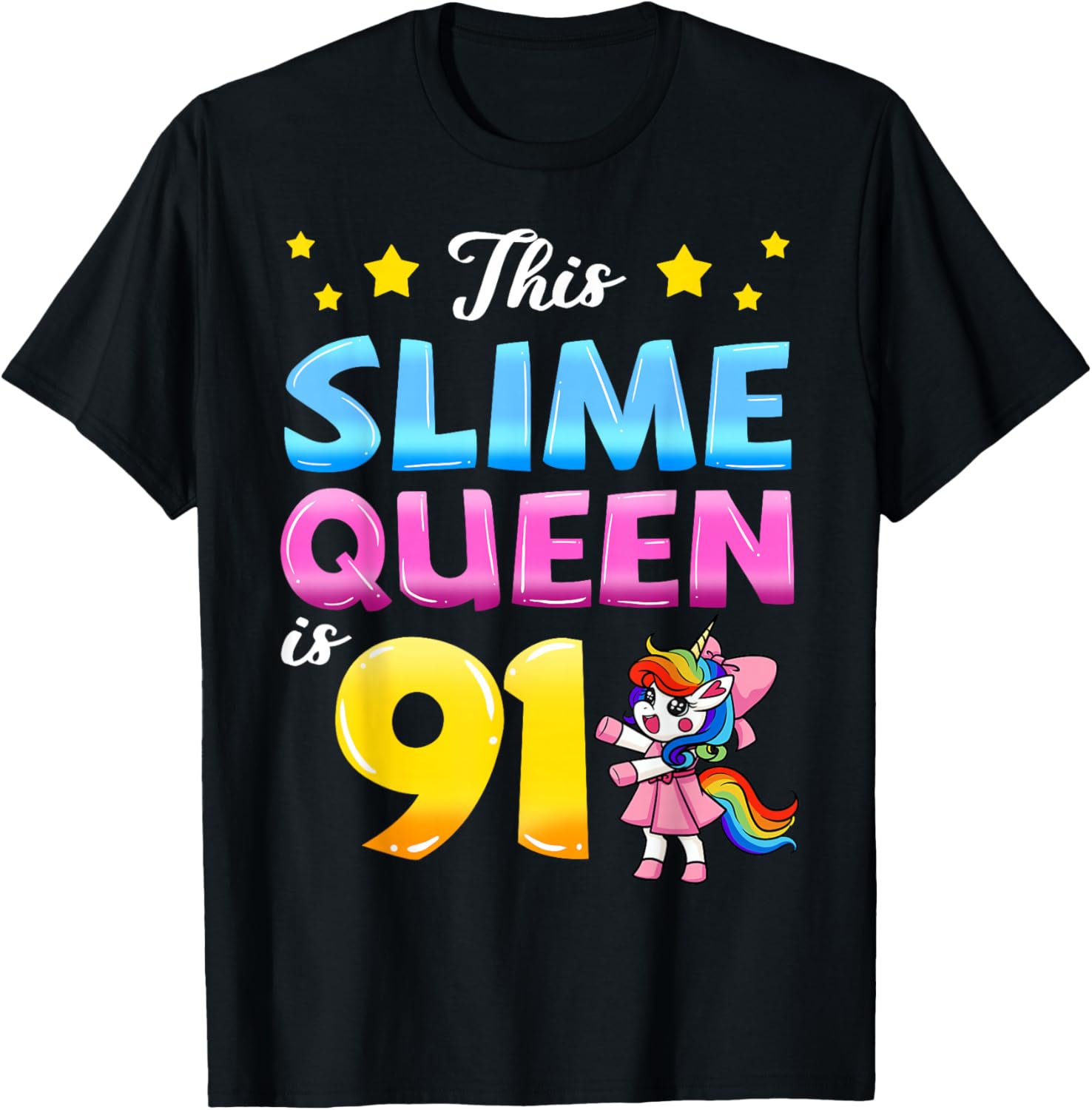 Slime Queen 91st Birthday Crafter Sensory Play Squish Maker