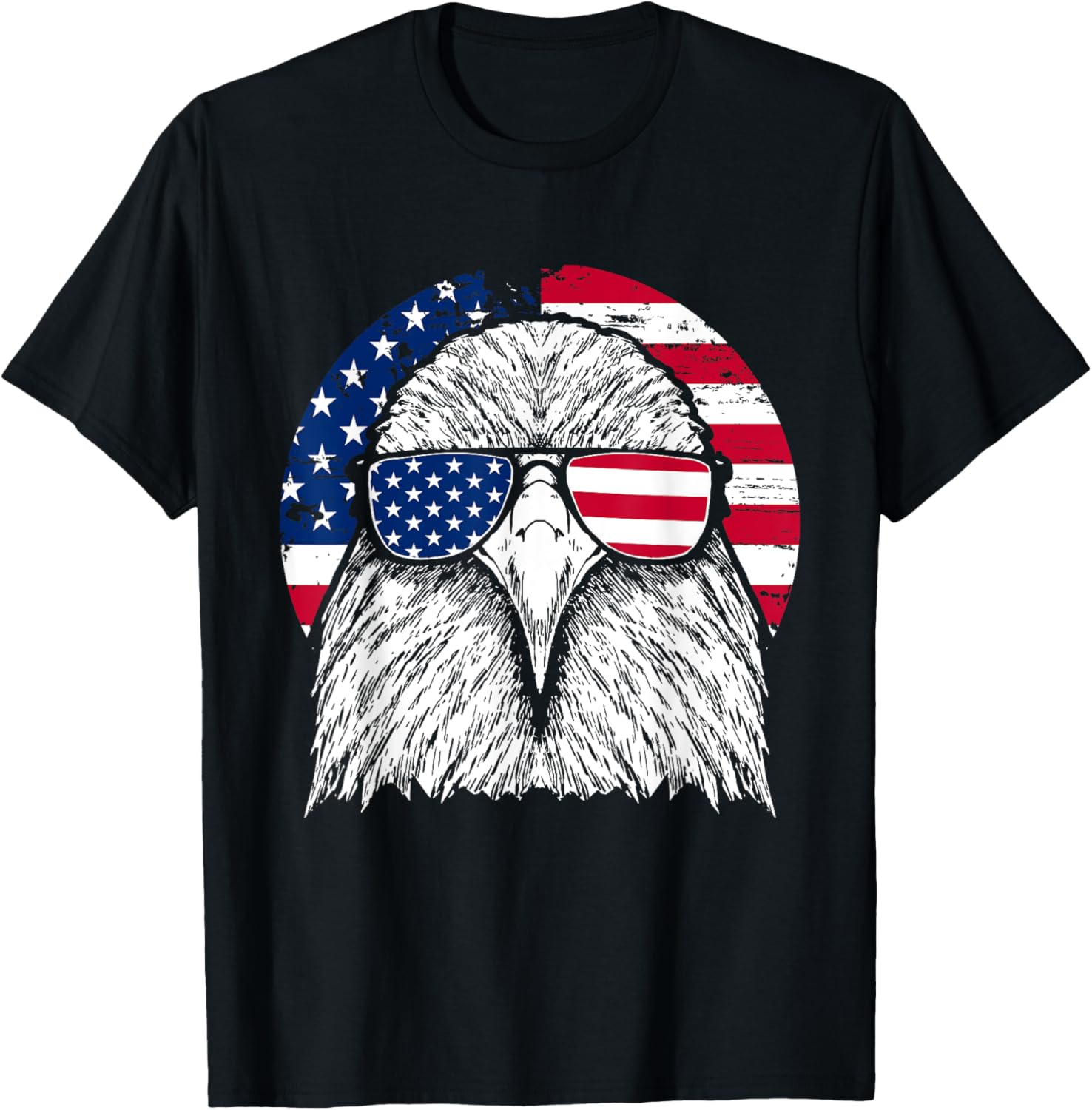 Patriotic Eagle 4th Of July USA Flag American