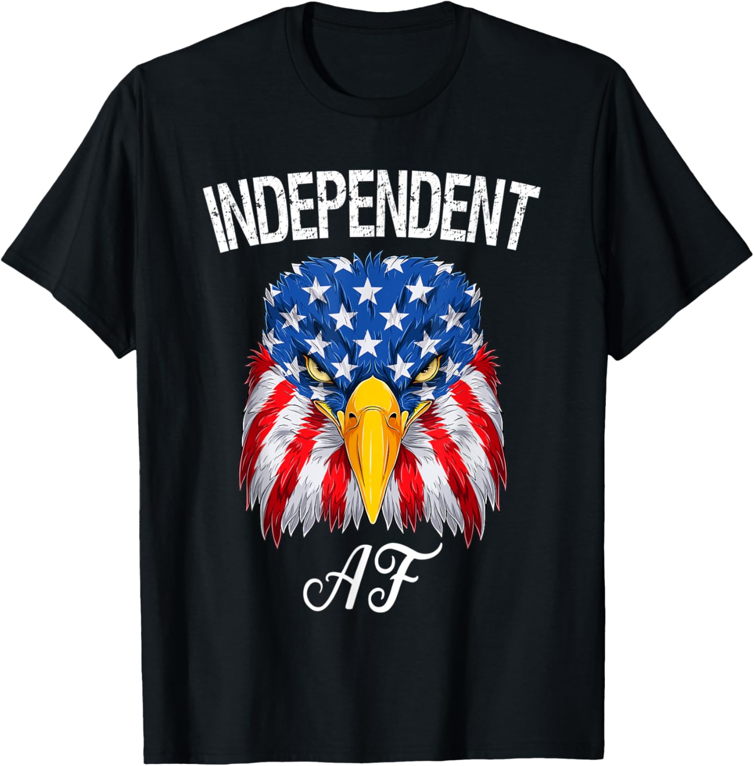 Independent AF Eagle Patriotic American 4th Of July Men