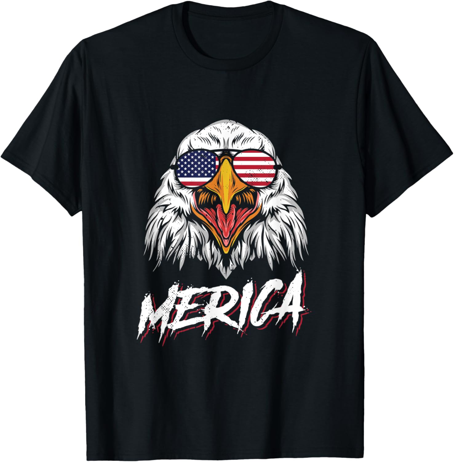Merica Eagle Patriotic Design USA flag sun glasses