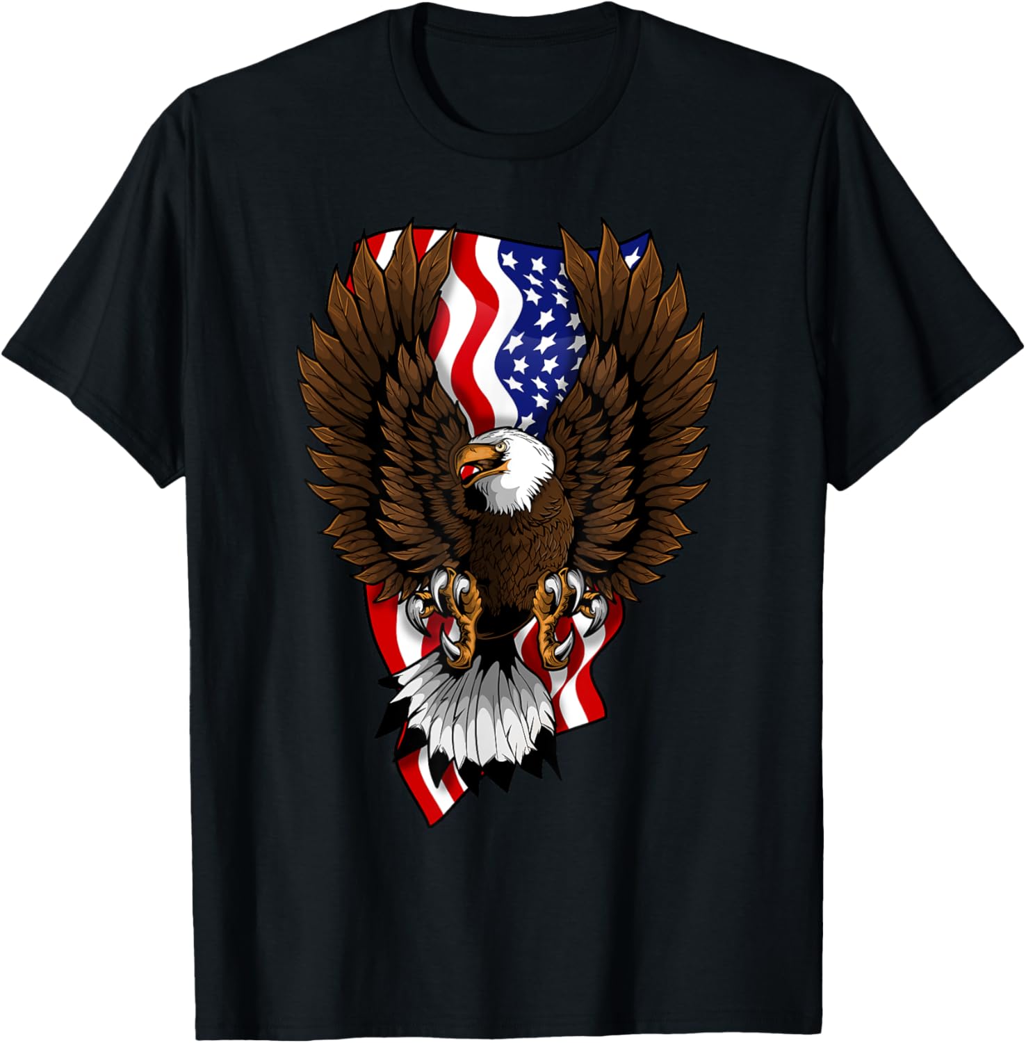 4th of July Bald Eagle USA American Flag Patriotic