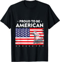 Proud American Patriotic Eagle USA Flag - 4th of July