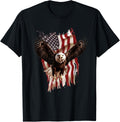 Patriotic Bald Eagle USA Flag Apparel for 4th of July