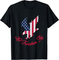 Let Freedom Fly, Eagle with American Flag, Patriotic