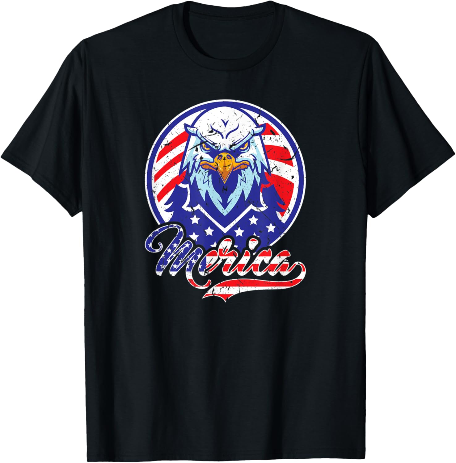 USA Flag 4th Of July Eagle Merica