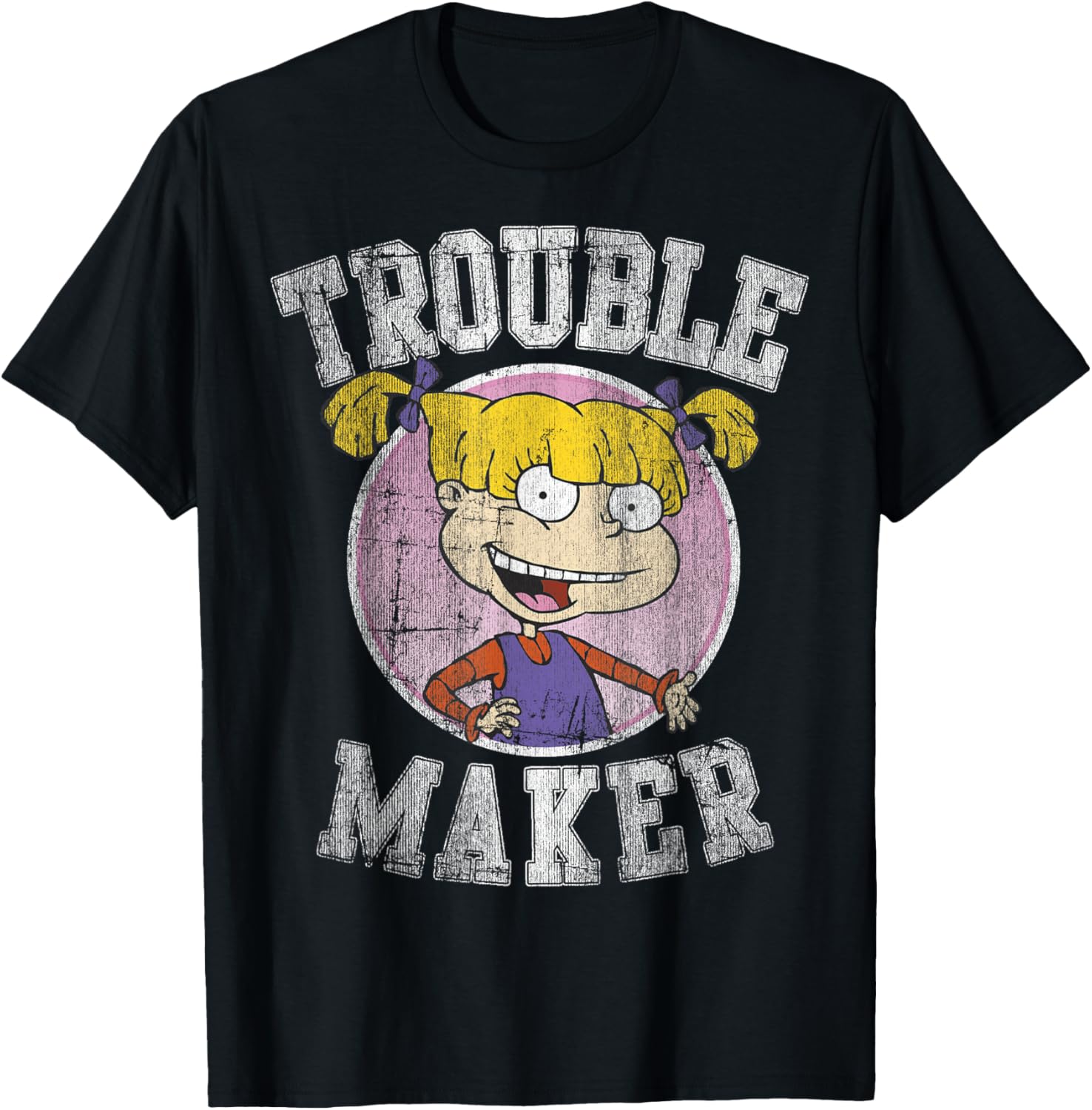 Rugrats Angelica Trouble Maker Vintage Graphic T-Shirt