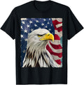 4th of July Painting Bald Eagle American Flag USA Patriotic