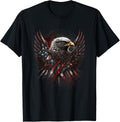 4th of July American Eagle and the USA Flag Patriotic USA T-Shirt for Women Men