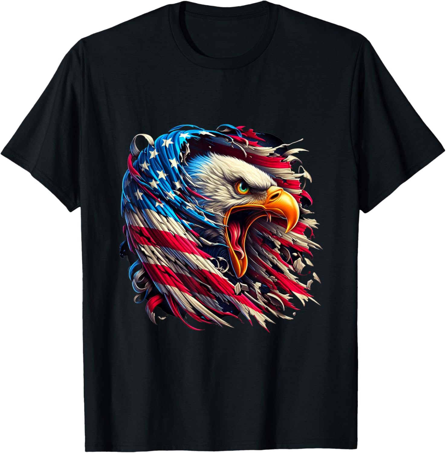 Patriotic American Flag with Eagle Fun