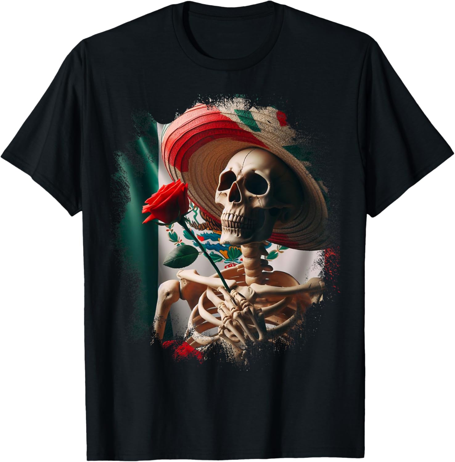 Mexico Gift Rose Tijuana Mexican Hispanic Pride Poncho