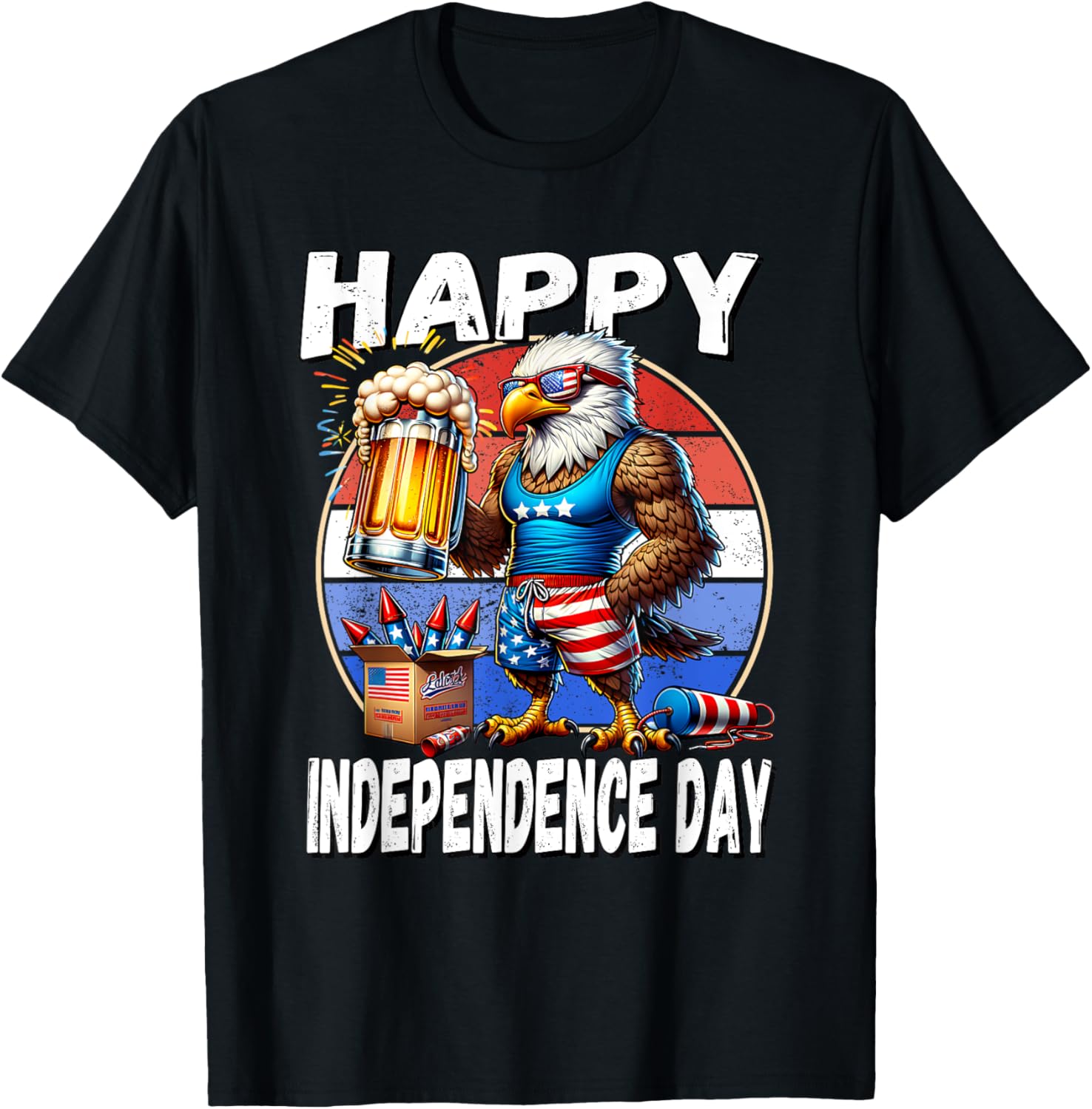 Patriotic Independence Day American Eagle - 4th of July
