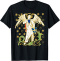 St. Michael the Archangel Icon Dragon Catholic Angel Vintage