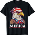 Merica 4th Of July Patriotic USA American Flag Eagle