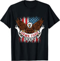 Hawk-Tuah American Flag Eagle Art