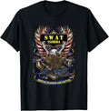 SWAT Florida Team Tough American Eagle Police T Shirt
