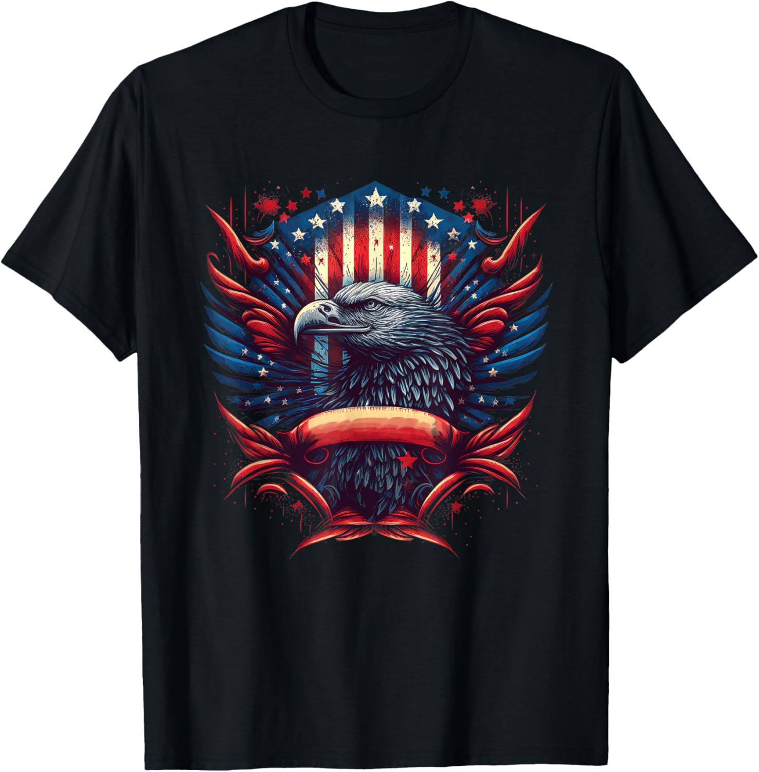 4th of July American Eagle and the USA Flag Patriotic USA
