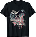 Kewa American Indian Tribe Old theme Vintage USA Flag Eagle