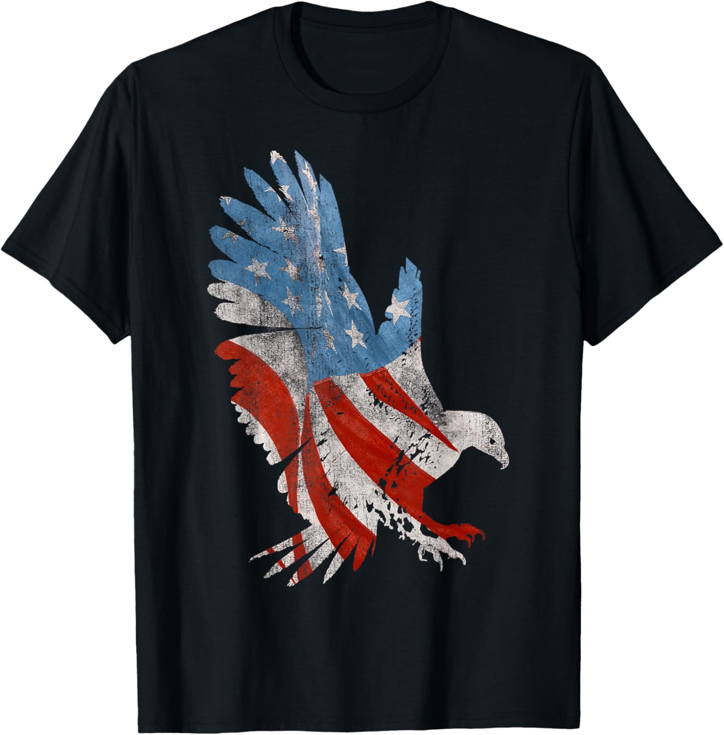 American Flag Patriotic Eagle Vintage