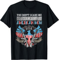 Funny American Patriot Mom Freedom Eagle USA Flag Women Men
