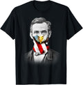 Abraham Lincoln Funny 4th of July with American Flag Eagle