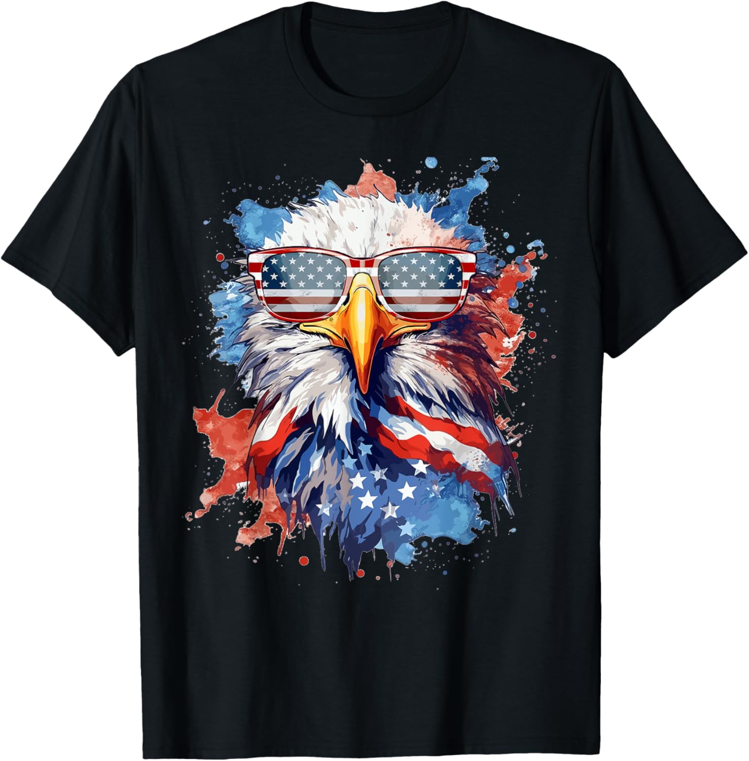 Eagle 4th Of July USA American Flag Eagle Independence Day