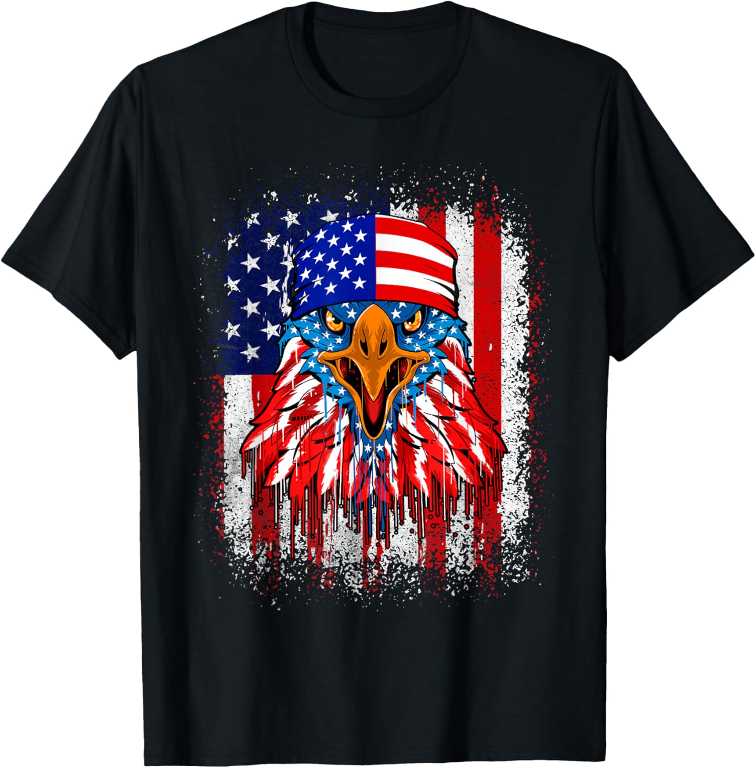 Retro USA Pride 4th Of July American Flag Patriotic Eagle