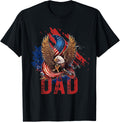 Mens 4th of July Patriotic America - USA American Eagle Dad