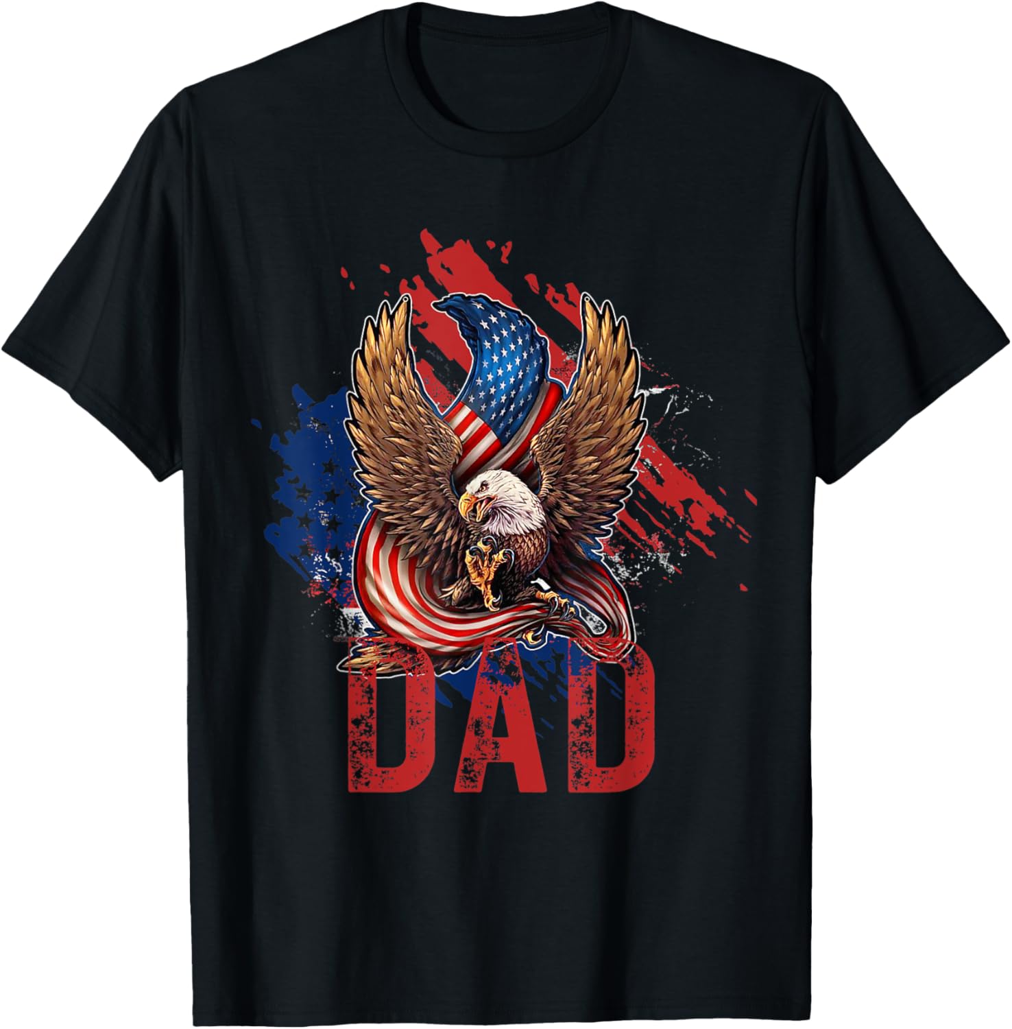 Mens 4th of July Patriotic America - USA American Eagle Dad