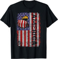 Vintage USA American Flag Eagle 4th Of July