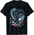 Space Eagle American Flag