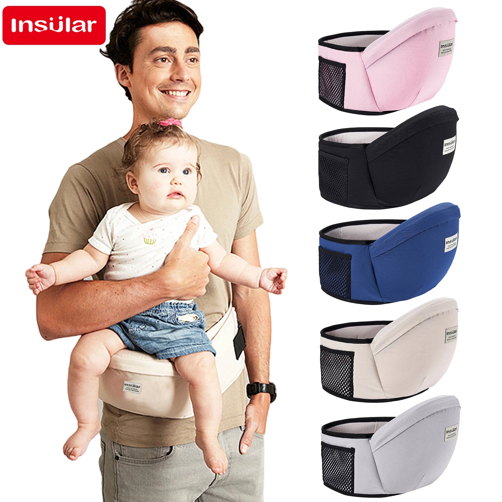 Baby Carrier Waist Belt Backpack For Dad