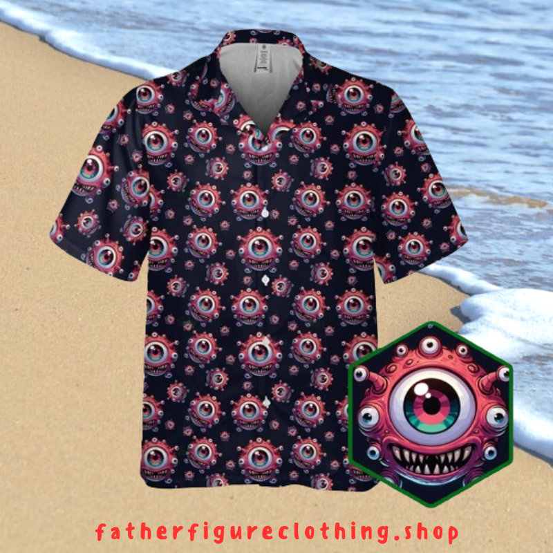 Beholder 3D Shirt Hawaiian Shirts