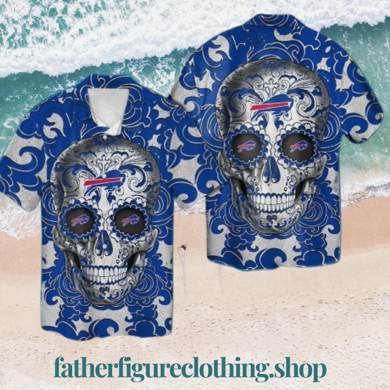 Buffalo Bills Sugarskull Tropical Hawaiian Shirt