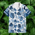 Busch Latte Tropical Flower Hawaiian T Shirt