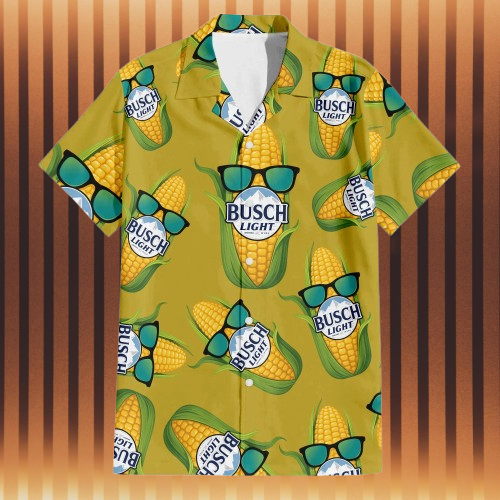 Busch Light Corn Hawaiian Shirt