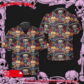 Day Of The Dead Skull Pattern Aloha 3D Hawaiian Shirt