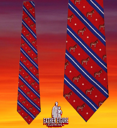 Democrat Icon Stripe Ties Neckties